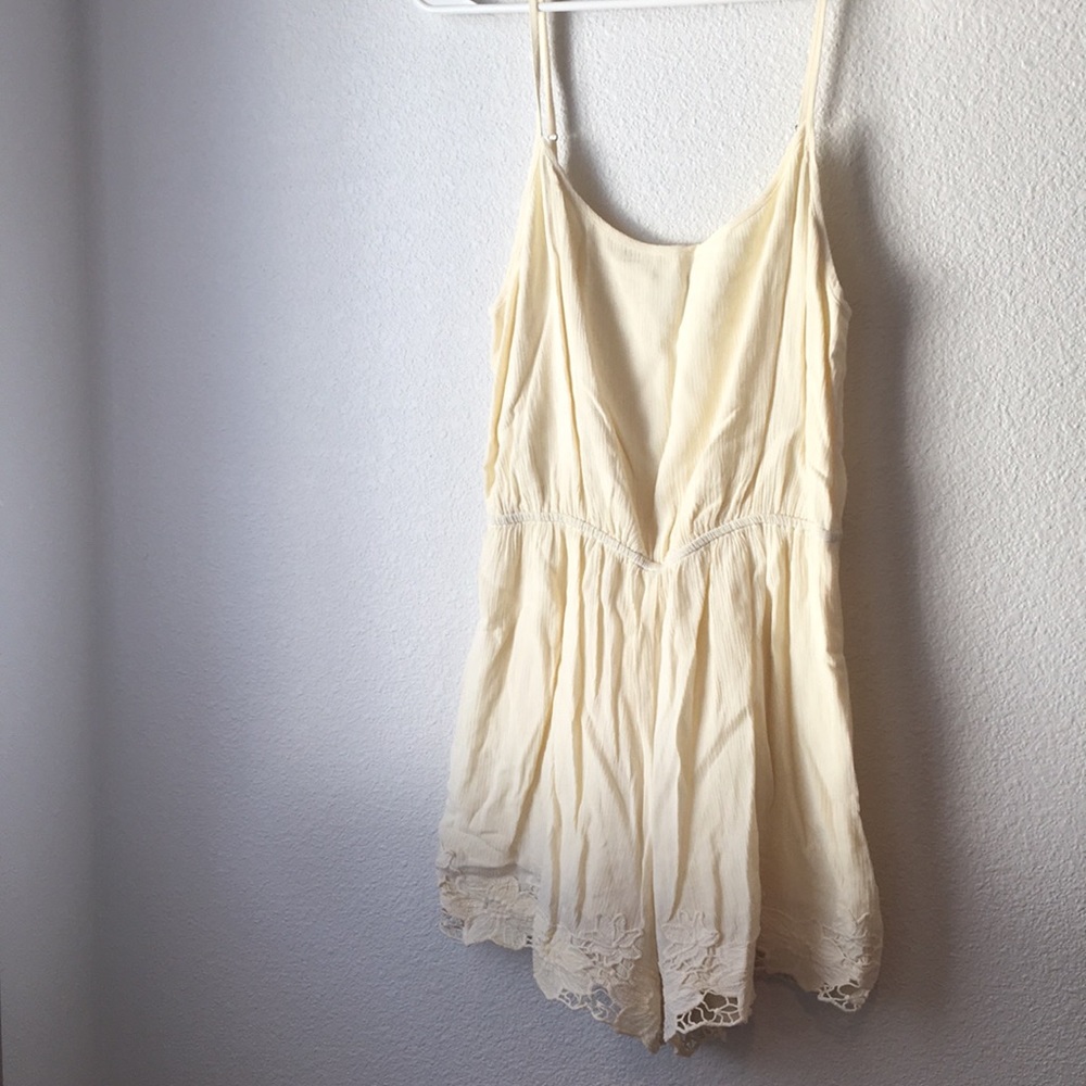 LA Hearts Lace Romper